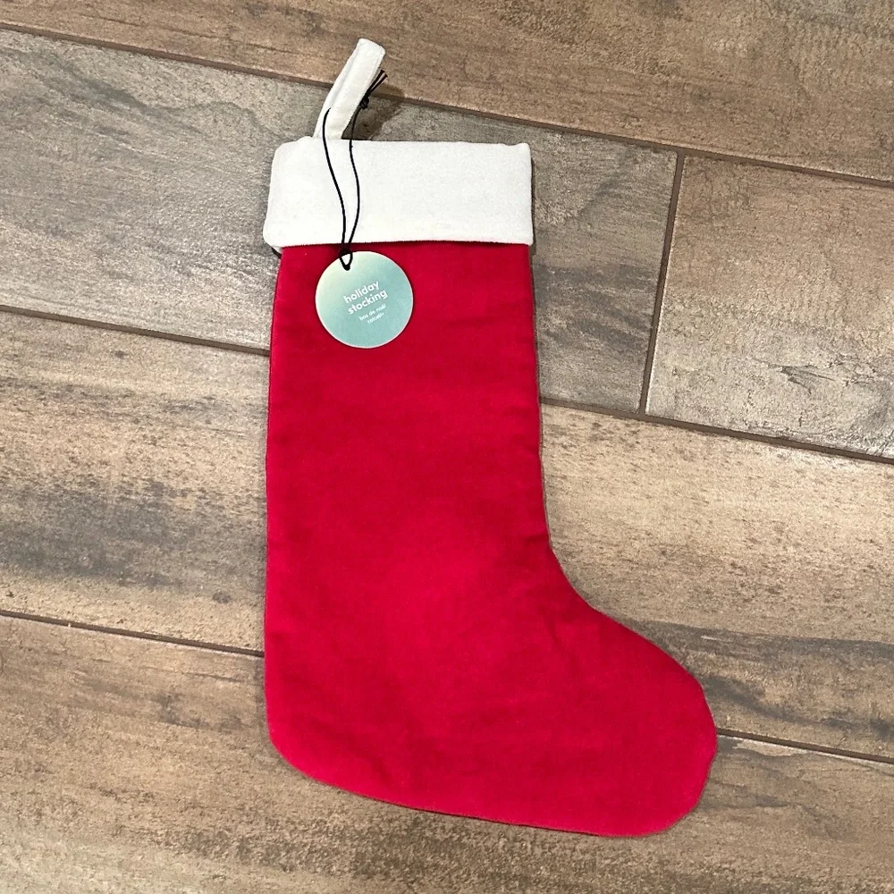 Small Velvet Stocking - Red